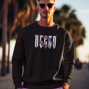 Мъжка Черна Блуза "Blurred"