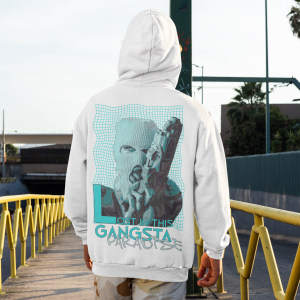 Мъжки Бял Суитшър "Gangsta Paradise"