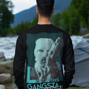 Мъжка Черна Блуза "Gangsta Paradise"