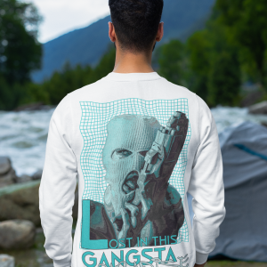 Мъжка Бяла Блуза "Gangsta Paradise"