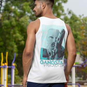 Мъжки Бял Потник "Gangsta Paradise"