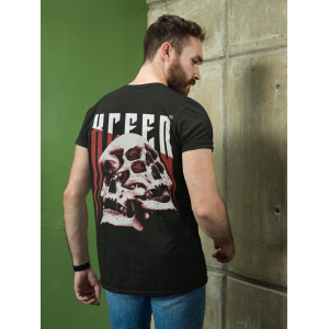Черна Мъжка Тениска "Scull"