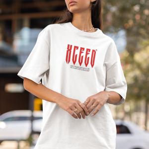 Дамска Бяла Тениска "Oversize Xceed Sinners"