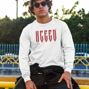 Мъжка Бяла Блуза "Xceed Your Frames"
