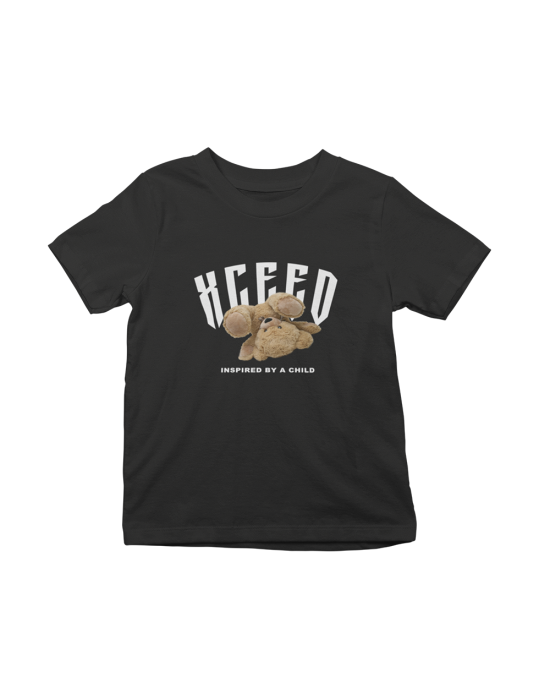 Детска Черна Тениска Xceed Teddy-Bear | Качество и комфорт | Xceed.bg