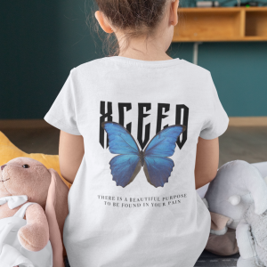Детска Бяла Тениска "Xceed Butterfly"