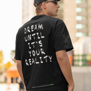 Черна Мъжка Тениска "Xceed Dream"