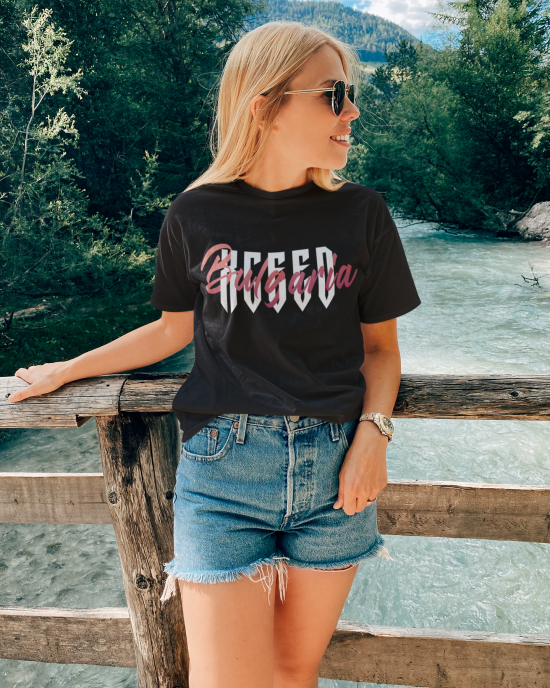 Черна Дамска Тениска Oversized Xceed Bulgaria | Качество и комфорт | Xceed.bg