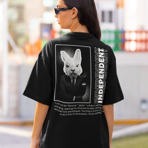 Черна Дамска Тениска "Oversized Xceed Independent"